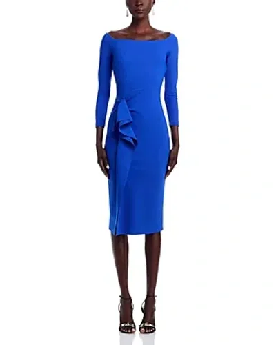 Chiara Boni La Petite Robe Tushana Sheath Dress In Azulejo