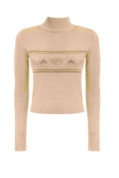 Chiara Ferragni Sweaters Golden