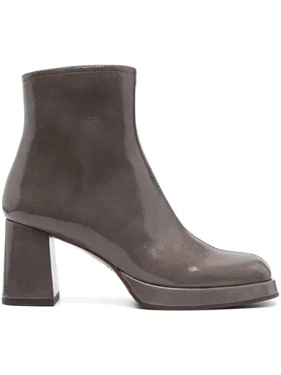 Chie Mihara Ankle Boot In Light Grey