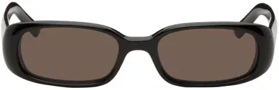 Chimi Black Lhr Sunglasses In Solid Black