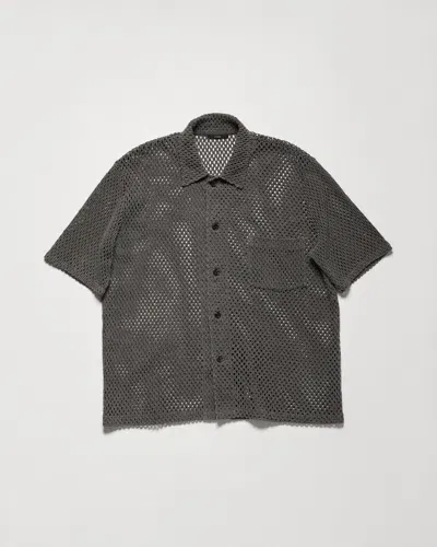 Chimi Cotton Mesh Short Sleeve In Grey