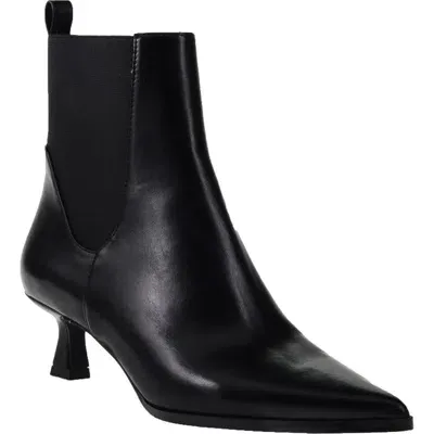 Chinese Laundry Novva Pointed Toe Kitten Heel Chelsea Boot In Black