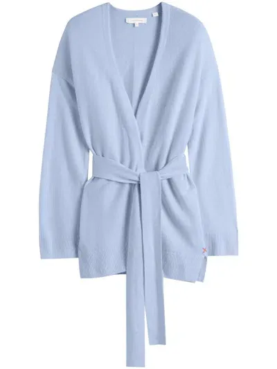 Chinti & Parker Belted Cardigan In Blau