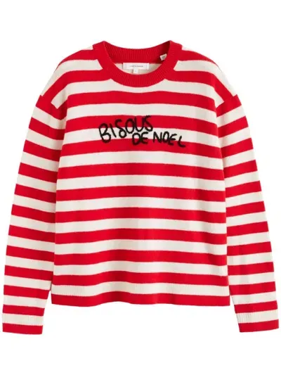 Chinti & Parker Bisous Sweater In Red