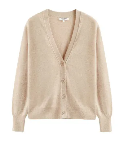 Chinti & Parker Essentials Cashmere Cardigan In Neutrals