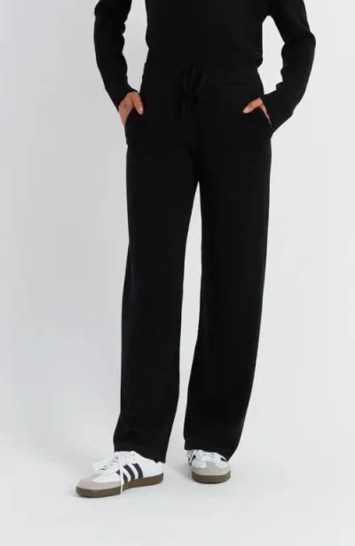 Chinti & Parker Wide Leg Snoopy Track Pants In Black