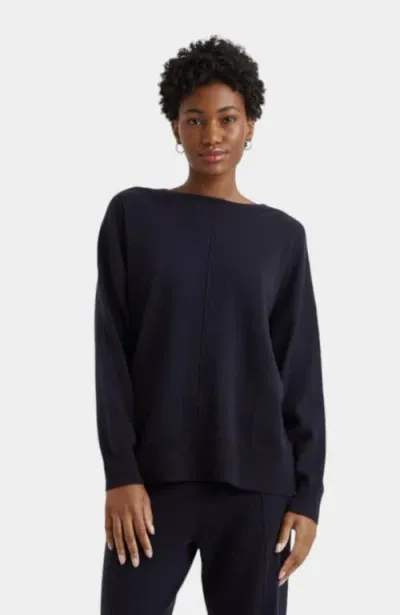 Chinti & Parker Wool & Cashmere Slouchy Sweater In Navy