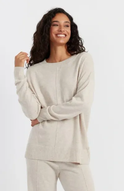 Chinti & Parker Wool & Cashmere Slouchy Sweater In Oatmeal