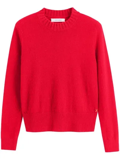 Chinti & Parker Sporty Sweater In Rot