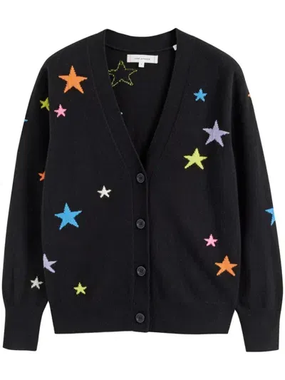 Chinti & Parker Star Cardigan In Black