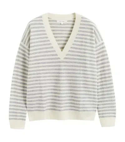 Chinti & Parker Stripe-pattern Sweater In 灰色