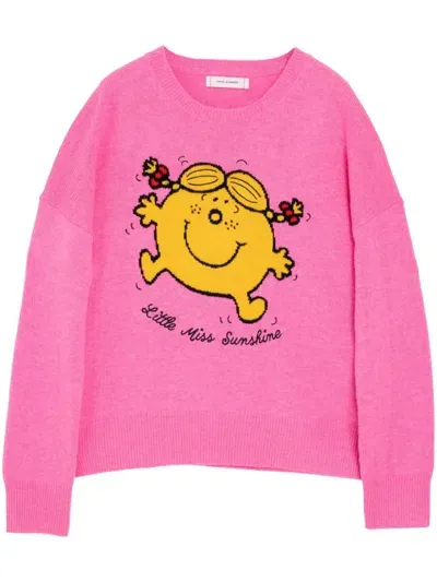 Chinti & Parker X Little Miss Strickpullover In Rosa