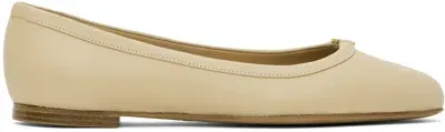 Chloé Beige Marcie Ballerina Flats In 6j2 Delicate Nude