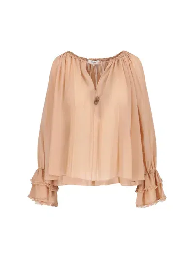 Chloé Blouse Shirt In Pink