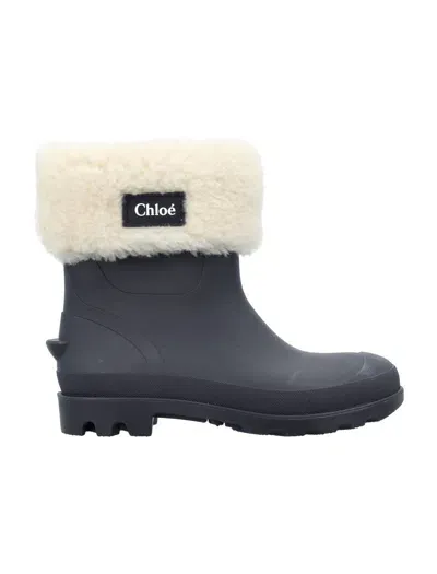 Chloé Kids' Boot Pioggia In Navy