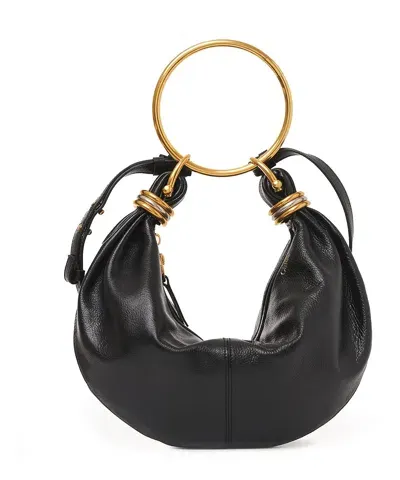 Chloé Bracelet Hobo Bag In Black