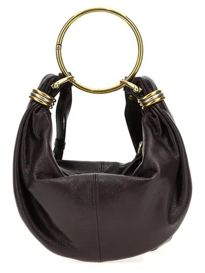 Chloé Small Bracelet Hobo Bag Deep Violine In Purple