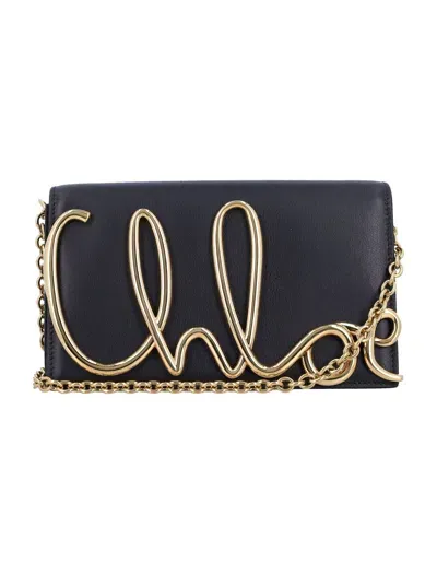 Chloé C Chloe Clutch In Black