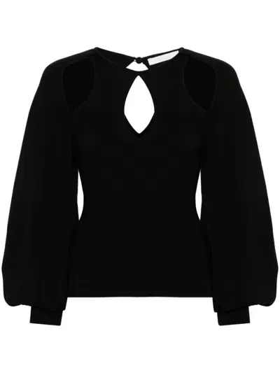 Chloé Cut-out Jumper In Black