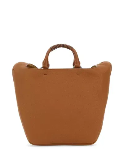 Chloé Deia Handbag In Braun