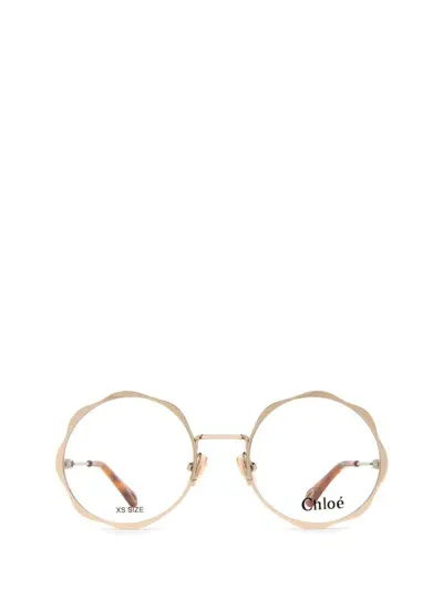 Chloé Eyeglasses In Gold