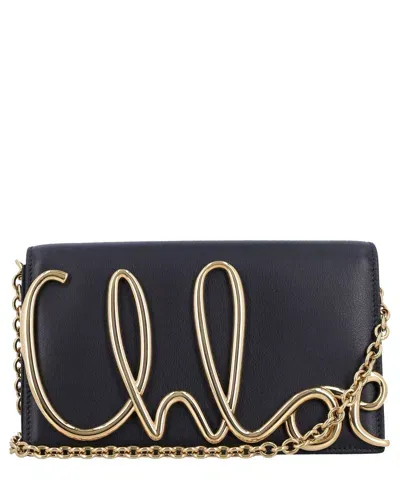 Chloé Iconic Shoulder Bag In Black