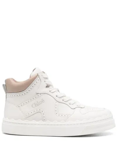 Chloé White Lauren Sneakers