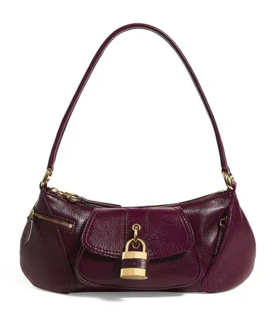 Chloé Leather 99 Shoulder Bag In Red