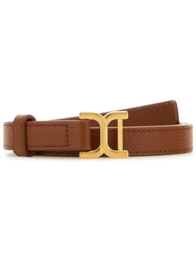 Chloé Marcie Belt In Brown