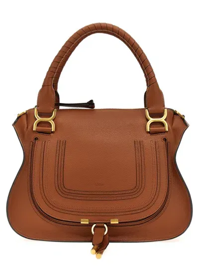 Chloé 'marcie' Crossbody Bag In Brown