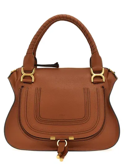 Chloé Marcie Crossbody Bag In Brown