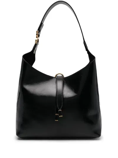 Chloé Marcie Leather Tote Bag In Black