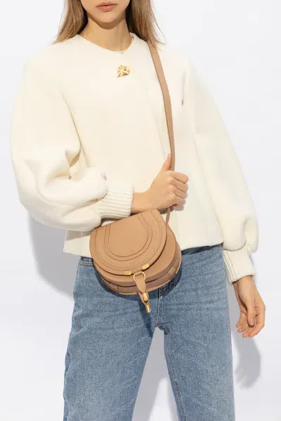 Chloé Marcie Shoulder Bag In Light_tan