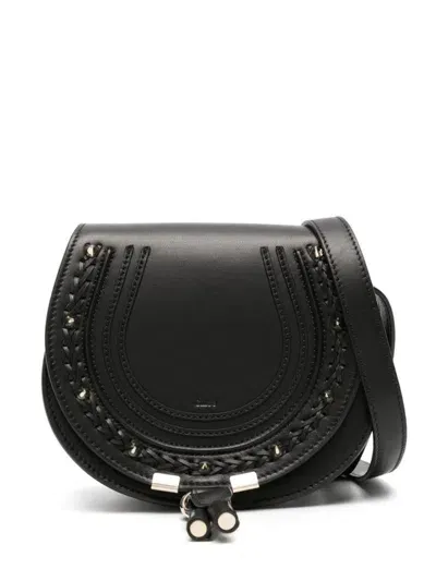 Chloé Small Marcie Crossbody Bag In Black