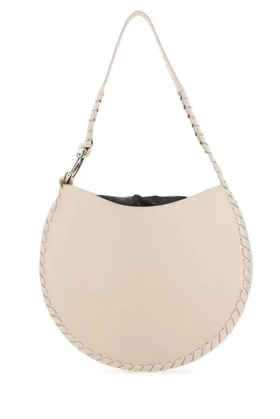 Chloé Mate Large Shoulder Bag In White