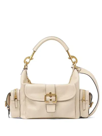 Chloé Medium Camera Crossbody Bag In Neutrals