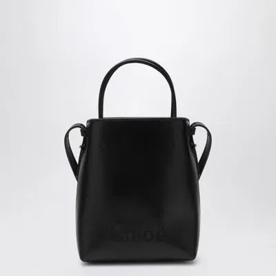 Chloé Micro  Sense Black Tote Bag