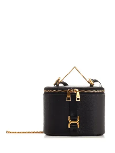 Chloé Mini Marcie Crossbody Bag In Black