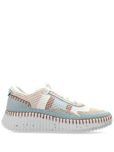 Chloé Chloè Nama Recycled Net Sneakers In Multi