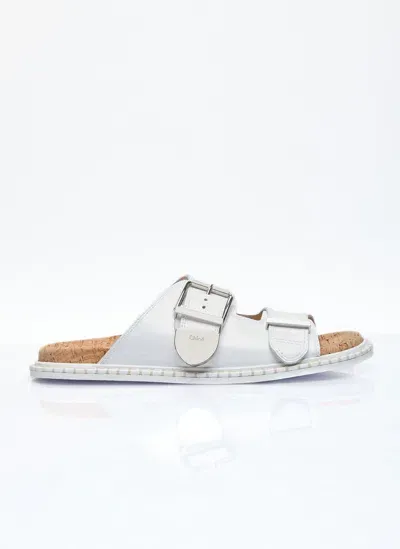 Chloé Rebecca Sandals In White