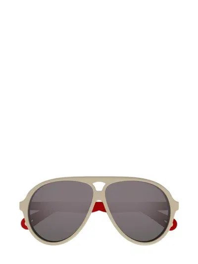 Chloé Eyewear Aviator Framed Sunglasses In Beige