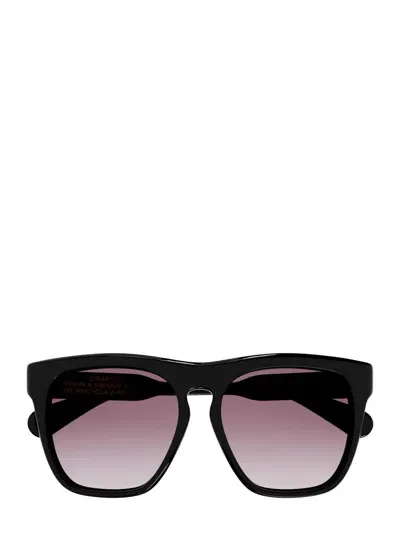 Chloé Eyewear Square Frame Sunglasses In Black