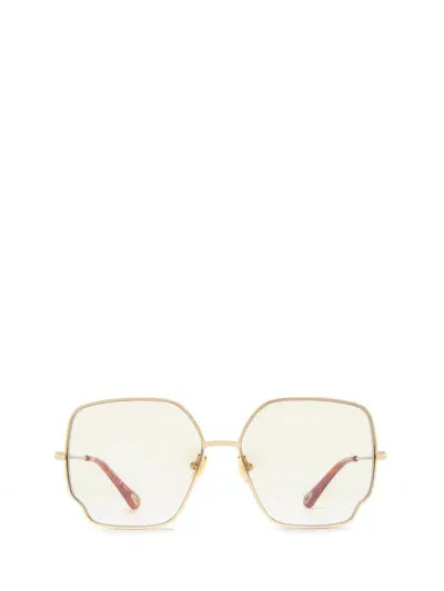 Chloé Sunglasses In Gold