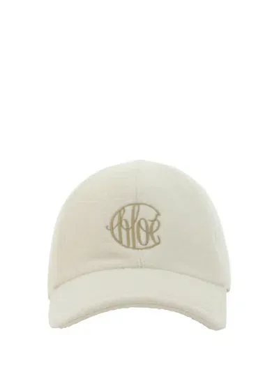 Chloé Swing Cap In White