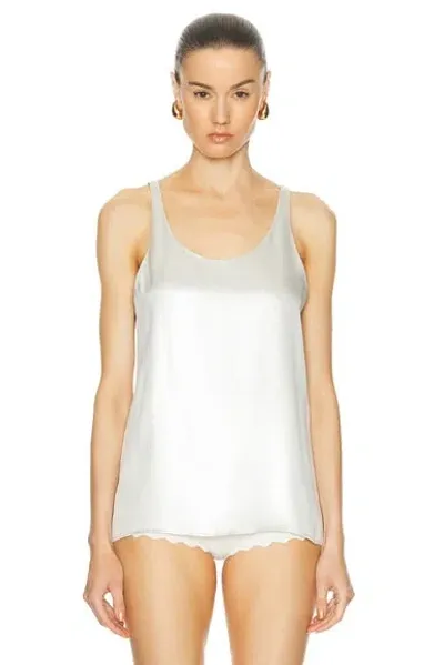 Chloé Tank Top In Silver Cloud