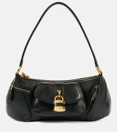 Chloé The 99 Leather Shoulder Bag In Black