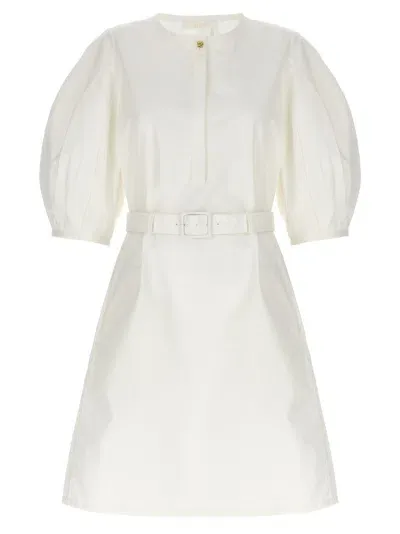 Chloé White Poplin Dress