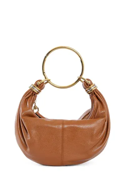 Chloé Woman Brown Top Handle Bags