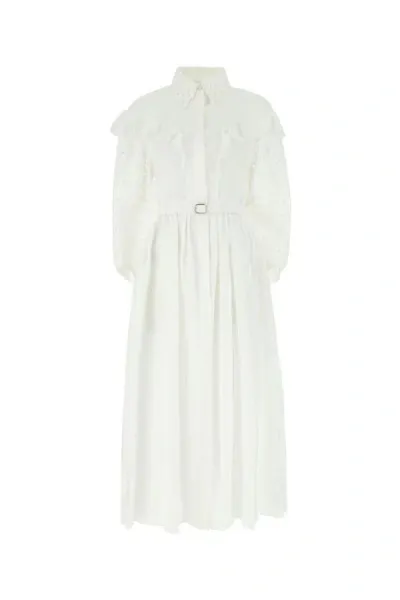 Chloé Chloe Woman White Linen Dress