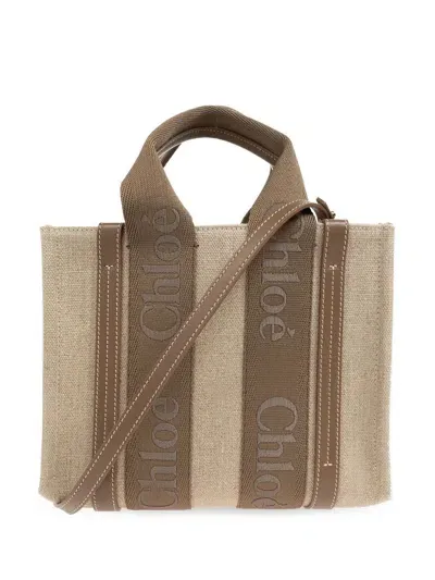 Chloé Woody Bag In Brown